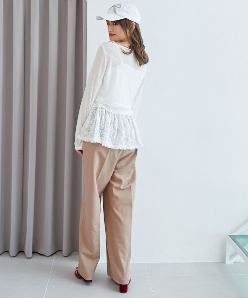 MAJESTIC LEGON / マジェスティックレゴン カーディガン・ボレロ | ペプラムキャミ×カーデセット | 詳細20