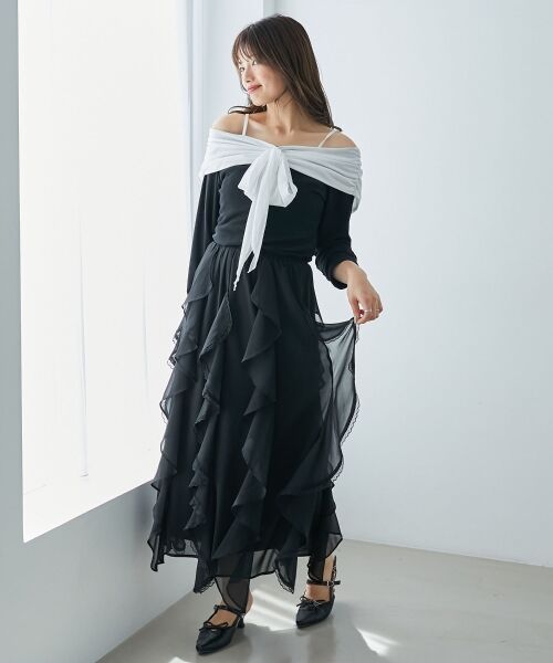 MAJESTIC LEGON / マジェスティックレゴン カットソー | オフショルリボントップス | 詳細20