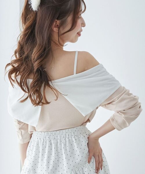 MAJESTIC LEGON / マジェスティックレゴン カットソー | オフショルリボントップス | 詳細7
