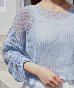 MAJESTIC LEGON / マジェスティックレゴン ニット・セーター | キラキラメッシュニット