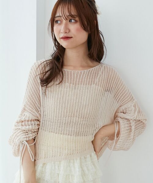 MAJESTIC LEGON / マジェスティックレゴン ニット・セーター | キラキラメッシュニット | 詳細14