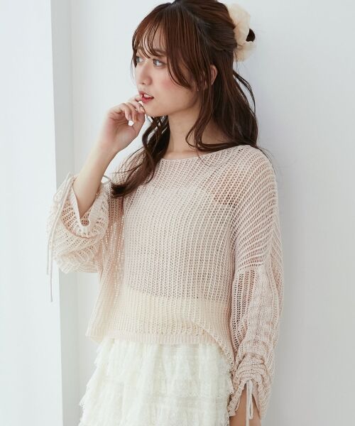 MAJESTIC LEGON / マジェスティックレゴン ニット・セーター | キラキラメッシュニット | 詳細15