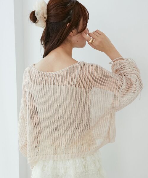 MAJESTIC LEGON / マジェスティックレゴン ニット・セーター | キラキラメッシュニット | 詳細16