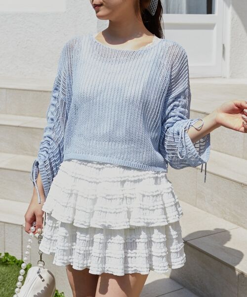 MAJESTIC LEGON / マジェスティックレゴン ニット・セーター | キラキラメッシュニット | 詳細19