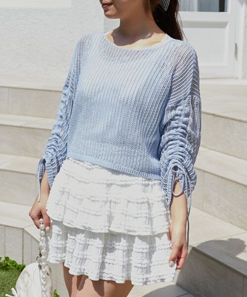 MAJESTIC LEGON / マジェスティックレゴン ニット・セーター | キラキラメッシュニット | 詳細20