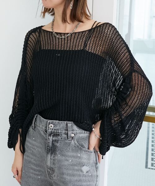 MAJESTIC LEGON / マジェスティックレゴン ニット・セーター | キラキラメッシュニット | 詳細27