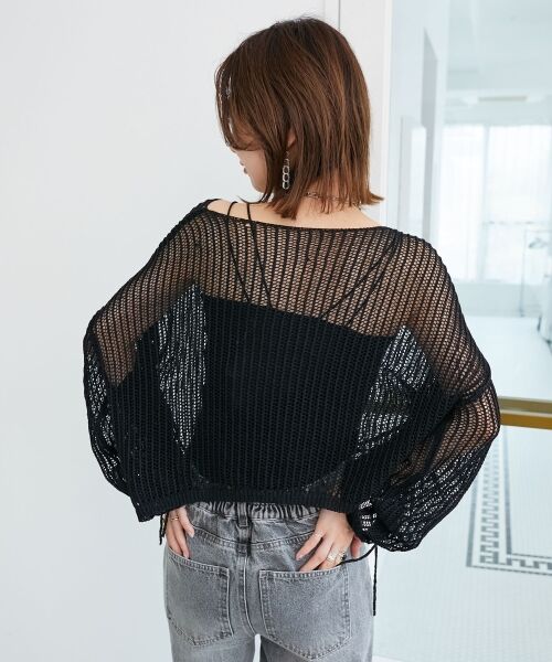 MAJESTIC LEGON / マジェスティックレゴン ニット・セーター | キラキラメッシュニット | 詳細28