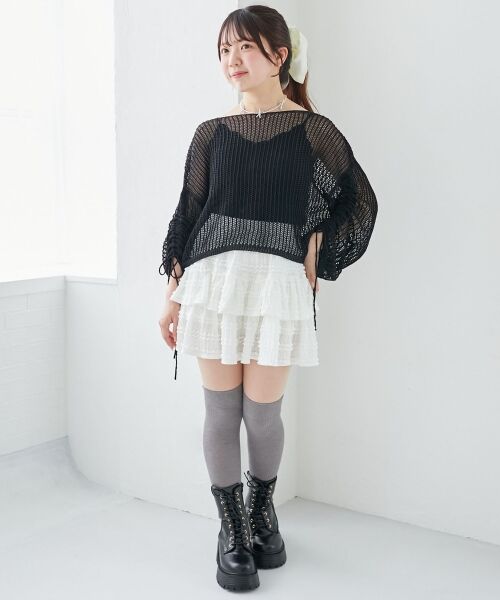 MAJESTIC LEGON / マジェスティックレゴン ニット・セーター | キラキラメッシュニット | 詳細29