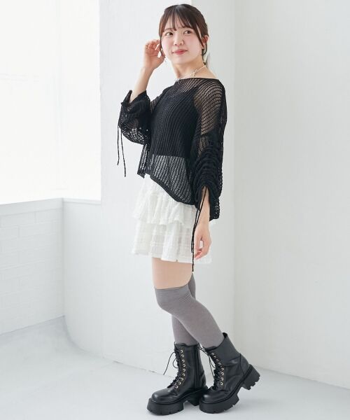 MAJESTIC LEGON / マジェスティックレゴン ニット・セーター | キラキラメッシュニット | 詳細30