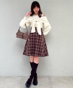 MAJESTIC LEGON / マジェスティックレゴン ニット・セーター | アソートデザインリボンニットトップス