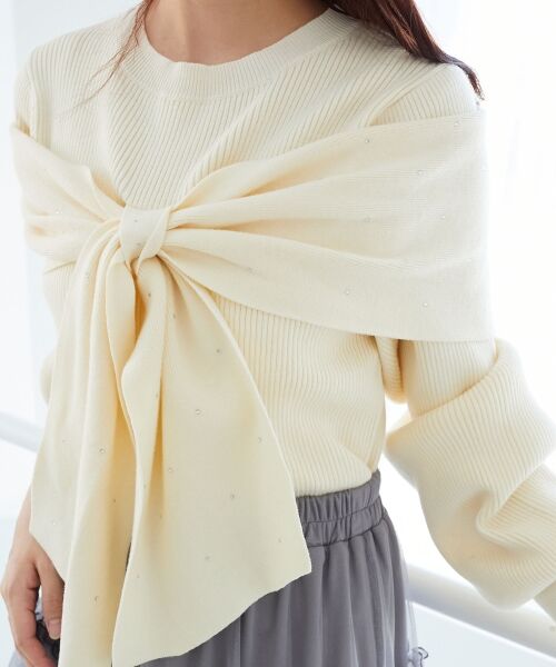 MAJESTIC LEGON / マジェスティックレゴン ニット・セーター | アソートデザインリボンニットトップス | 詳細18