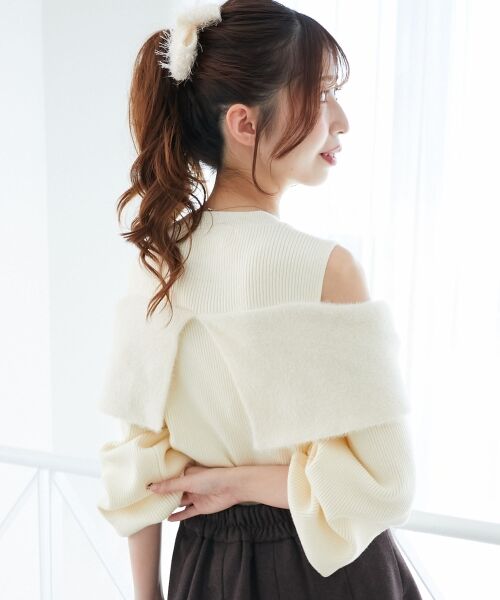 MAJESTIC LEGON / マジェスティックレゴン ニット・セーター | アソートデザインリボンニットトップス | 詳細24