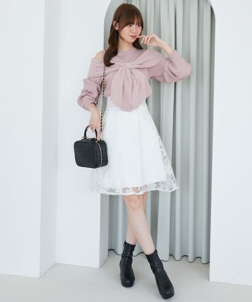 MAJESTIC LEGON / マジェスティックレゴン ニット・セーター | アソートデザインリボンニットトップス | 詳細26