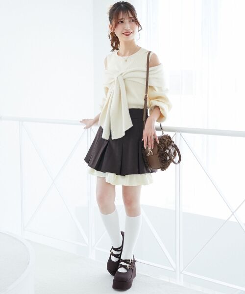 MAJESTIC LEGON / マジェスティックレゴン ニット・セーター | アソートデザインリボンニットトップス | 詳細20