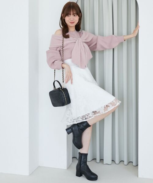 MAJESTIC LEGON / マジェスティックレゴン ニット・セーター | アソートデザインリボンニットトップス | 詳細27