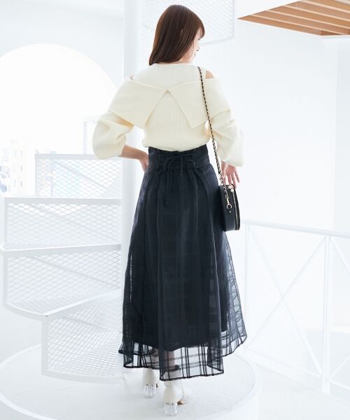 MAJESTIC LEGON / マジェスティックレゴン ニット・セーター | アソートデザインリボンニットトップス | 詳細4