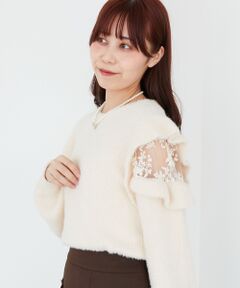 MAJESTIC LEGON / マジェスティックレゴン ニット・セーター | Ladyフリルシャギーニット