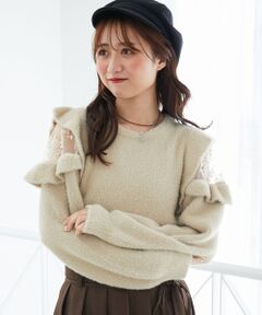 MAJESTIC LEGON / マジェスティックレゴン ニット・セーター | Ladyフリルシャギーニット