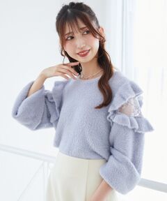 MAJESTIC LEGON / マジェスティックレゴン ニット・セーター | Ladyフリルシャギーニット