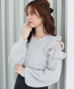 MAJESTIC LEGON / マジェスティックレゴン ニット・セーター | Ladyフリルシャギーニット