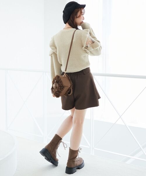 MAJESTIC LEGON / マジェスティックレゴン ニット・セーター | Ladyフリルシャギーニット | 詳細11