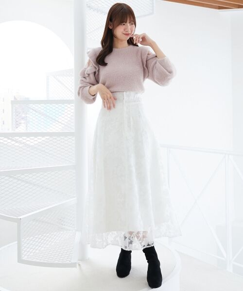 MAJESTIC LEGON / マジェスティックレゴン ニット・セーター | Ladyフリルシャギーニット | 詳細21