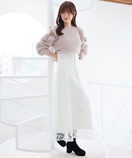 MAJESTIC LEGON / マジェスティックレゴン ニット・セーター | Ladyフリルシャギーニット | 詳細22