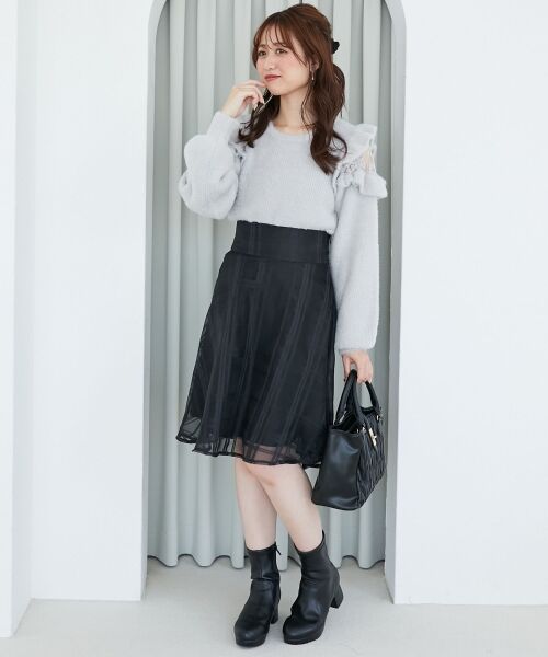 MAJESTIC LEGON / マジェスティックレゴン ニット・セーター | Ladyフリルシャギーニット | 詳細28