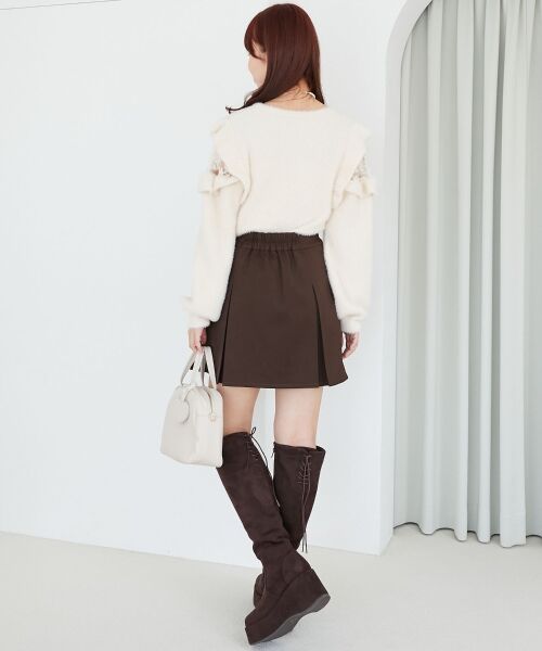 MAJESTIC LEGON / マジェスティックレゴン ニット・セーター | Ladyフリルシャギーニット | 詳細4