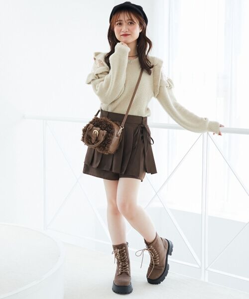 MAJESTIC LEGON / マジェスティックレゴン ニット・セーター | Ladyフリルシャギーニット | 詳細9