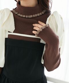 MAJESTIC LEGON / マジェスティックレゴン ニット・セーター | プチフリルタートルニット