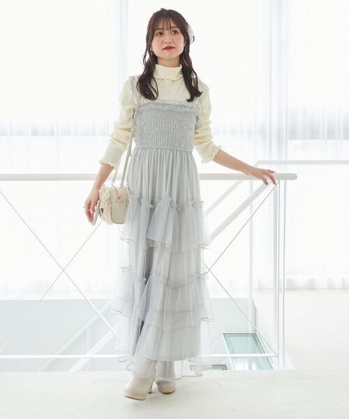 MAJESTIC LEGON / マジェスティックレゴン ニット・セーター | プチフリルタートルニット | 詳細11