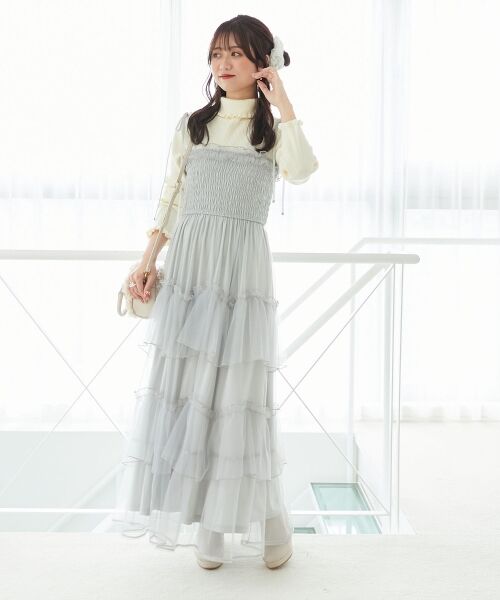 MAJESTIC LEGON / マジェスティックレゴン ニット・セーター | プチフリルタートルニット | 詳細12