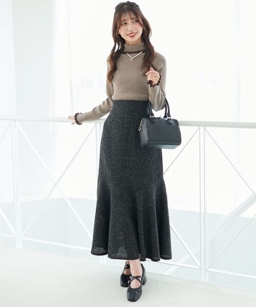 MAJESTIC LEGON / マジェスティックレゴン ニット・セーター | プチフリルタートルニット | 詳細18