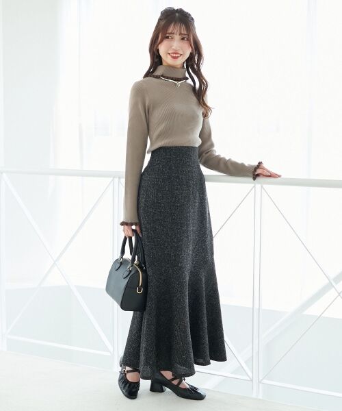 MAJESTIC LEGON / マジェスティックレゴン ニット・セーター | プチフリルタートルニット | 詳細19