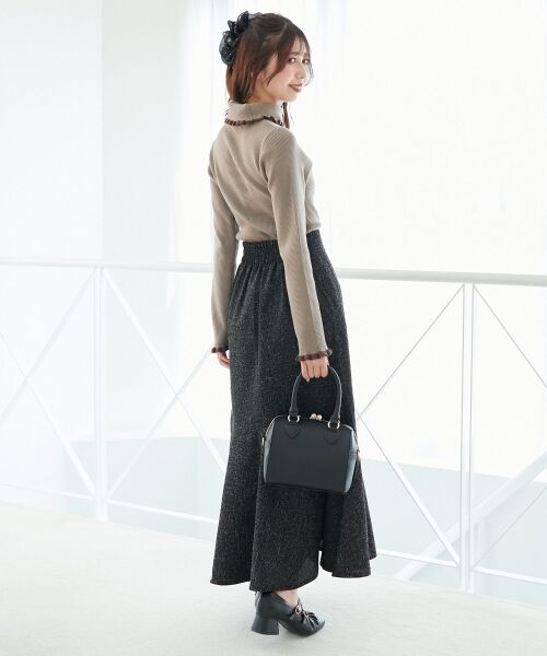 MAJESTIC LEGON / マジェスティックレゴン ニット・セーター | プチフリルタートルニット | 詳細20