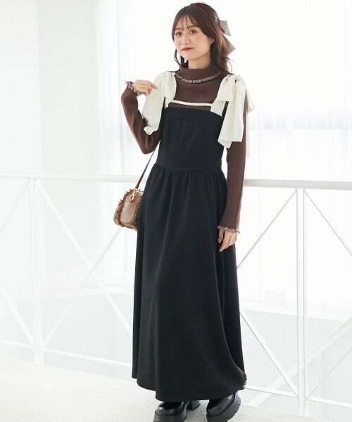 MAJESTIC LEGON / マジェスティックレゴン ニット・セーター | プチフリルタートルニット | 詳細25