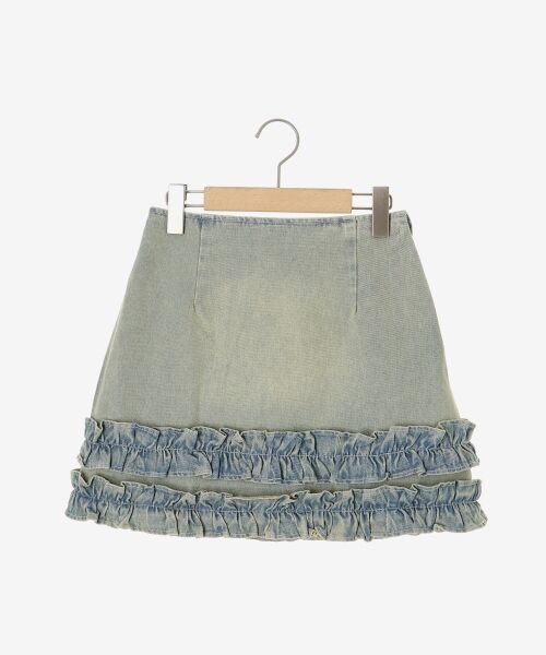 MAJESTIC LEGON / マジェスティックレゴン ミニ・ひざ丈スカート | ホイップフリルスカパン | 詳細28