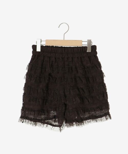 MAJESTIC LEGON / マジェスティックレゴン ショート・ハーフ・半端丈パンツ | レースティアードショートパンツ | 詳細28