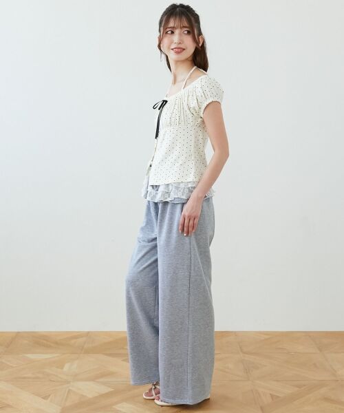 MAJESTIC LEGON / マジェスティックレゴン その他パンツ | フリルレイヤードスウェットパンツ | 詳細17