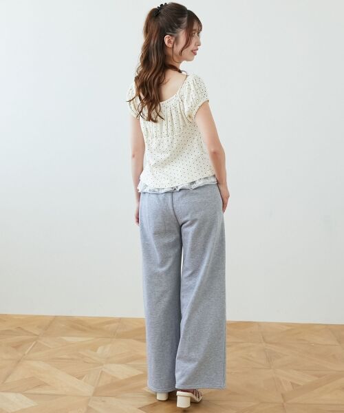 MAJESTIC LEGON / マジェスティックレゴン その他パンツ | フリルレイヤードスウェットパンツ | 詳細18