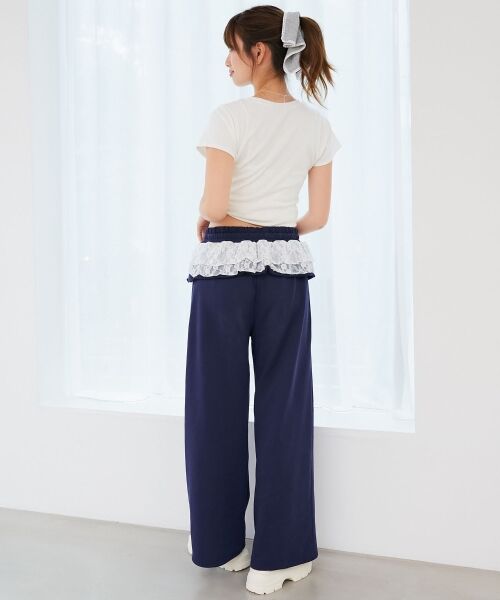 MAJESTIC LEGON / マジェスティックレゴン その他パンツ | フリルレイヤードスウェットパンツ | 詳細22