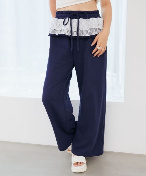 MAJESTIC LEGON / マジェスティックレゴン その他パンツ | フリルレイヤードスウェットパンツ | 詳細23