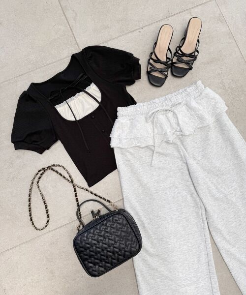 MAJESTIC LEGON / マジェスティックレゴン その他パンツ | フリルレイヤードスウェットパンツ | 詳細28