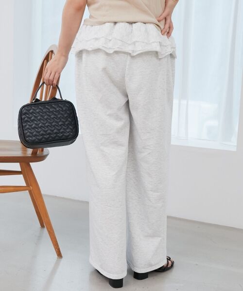 MAJESTIC LEGON / マジェスティックレゴン その他パンツ | フリルレイヤードスウェットパンツ | 詳細7