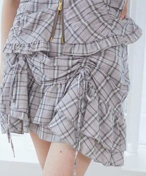 MAJESTIC LEGON / マジェスティックレゴン ミニ丈・ひざ丈ワンピース | ガーリーブラウス＆スカパンセット | 詳細17