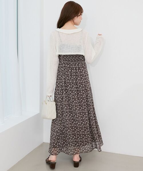 MAJESTIC LEGON / マジェスティックレゴン ロング・マキシ丈ワンピース | ショートボレロセットキャミワンピース | 詳細10