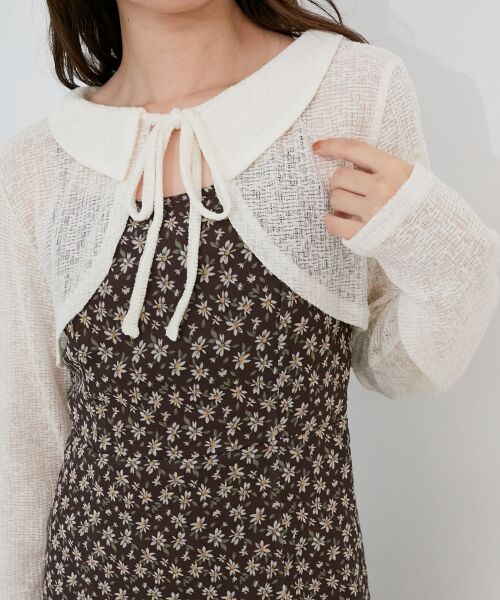 MAJESTIC LEGON / マジェスティックレゴン ロング・マキシ丈ワンピース | ショートボレロセットキャミワンピース | 詳細14