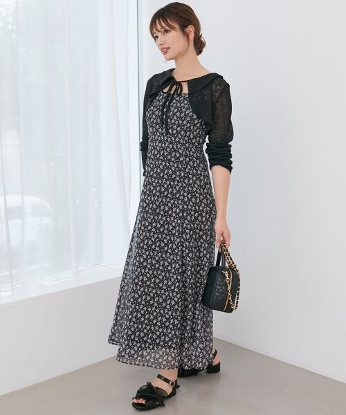 MAJESTIC LEGON / マジェスティックレゴン ロング・マキシ丈ワンピース | ショートボレロセットキャミワンピース | 詳細16