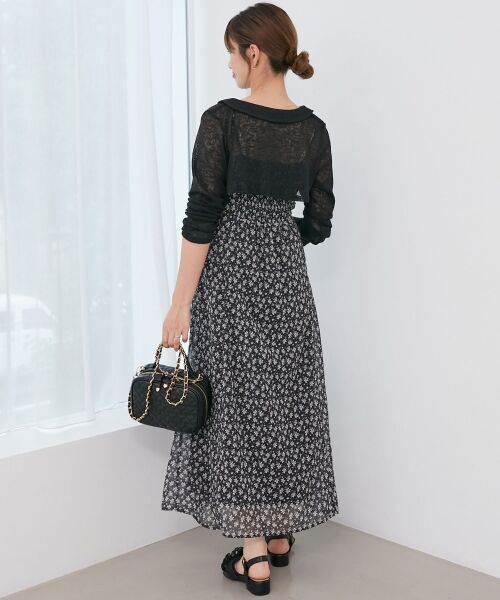 MAJESTIC LEGON / マジェスティックレゴン ロング・マキシ丈ワンピース | ショートボレロセットキャミワンピース | 詳細17